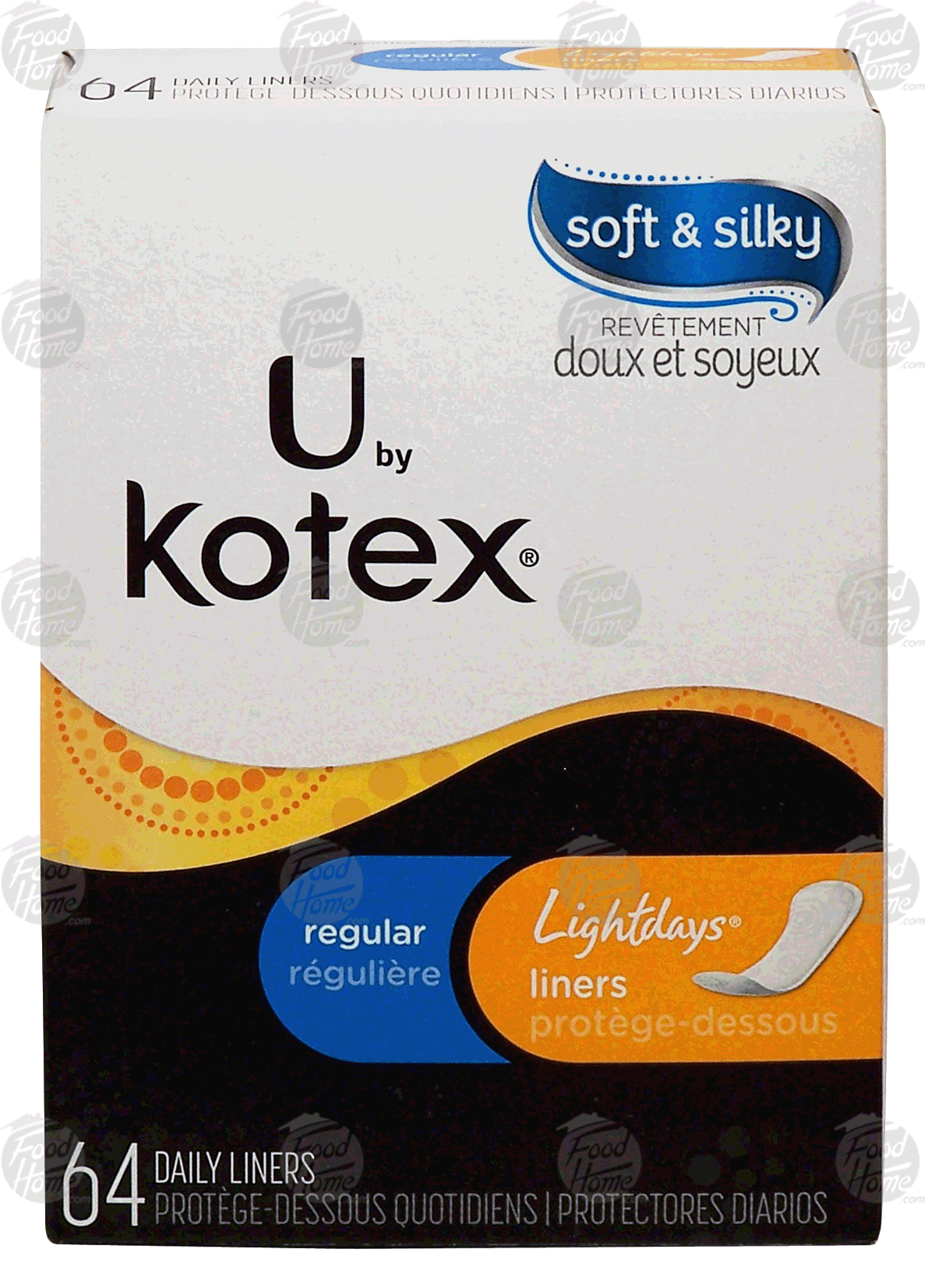 Kotex U lightdays; regular liners Full-Size Picture